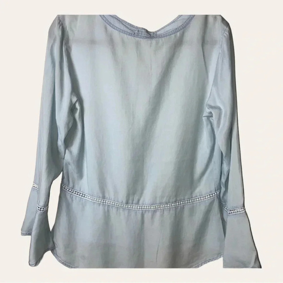 Women’s KELLY‎ RENEE BLOUSE LONG SLEEVE SIZE MEDIUM - Picture 9 of 11